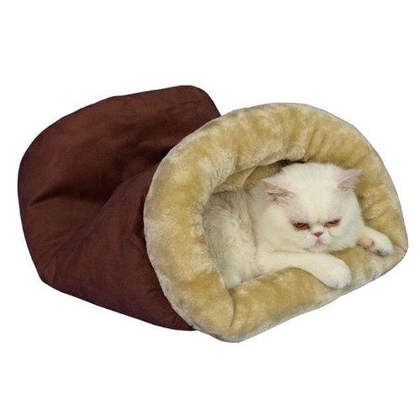 Aeromark Aeromark C15HTH-MH Armarkat Pet Bed Cat Bed 22 x 10 x 14 - Indian Red & Beige C15HTH/MH